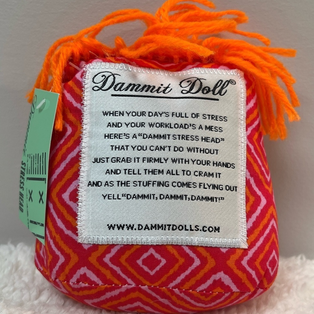 Dammit Doll "Stress Head" Stress Relief Doll - Picture 2 of 5